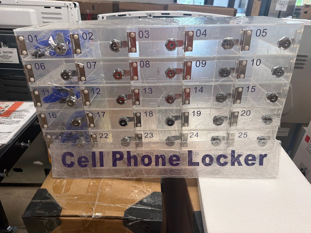 New Cell Phone Locker