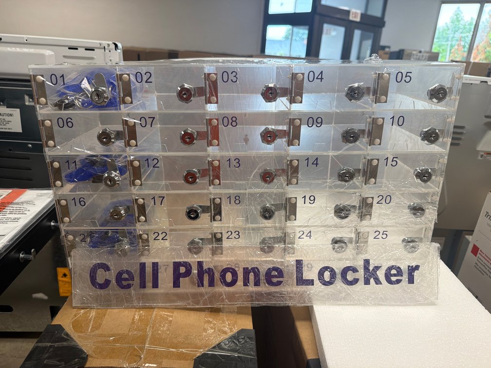 New Cell Phone Locker