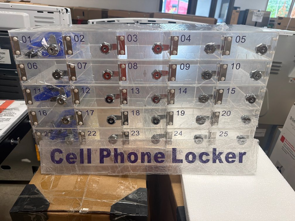 New Cell Phone Locker