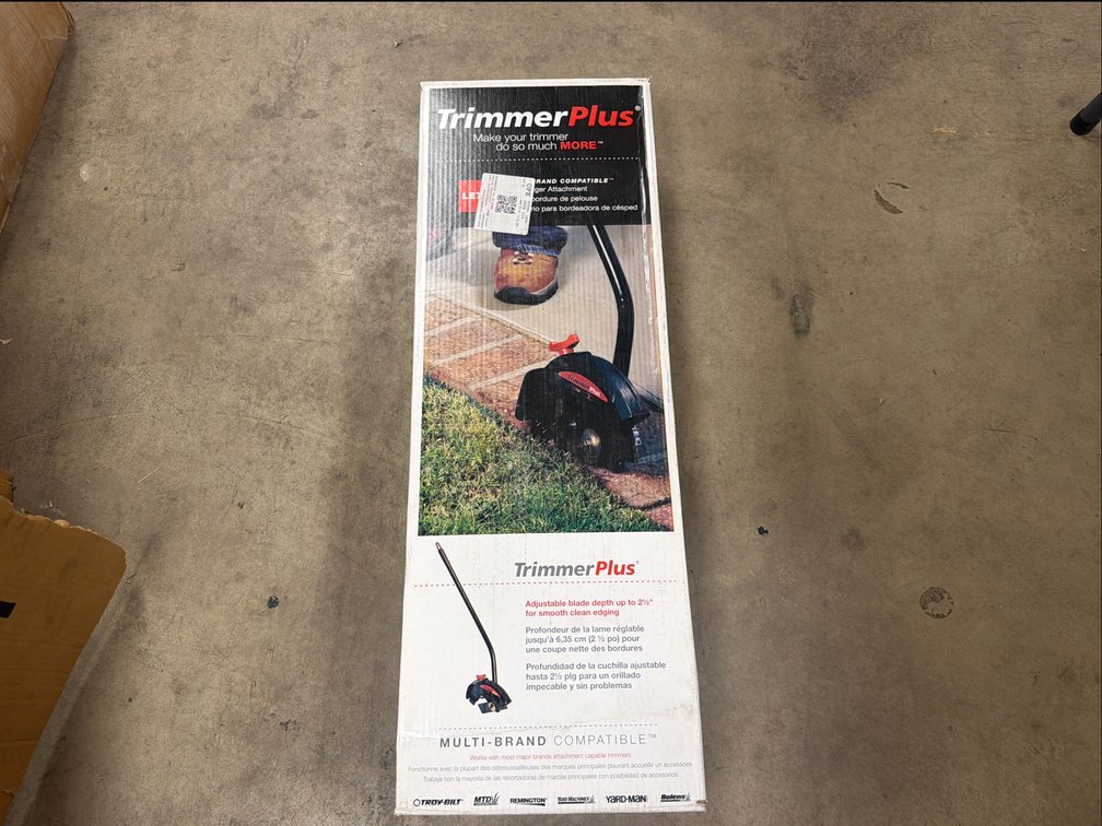 New Trimmer Plus Lawn Edger Attachment