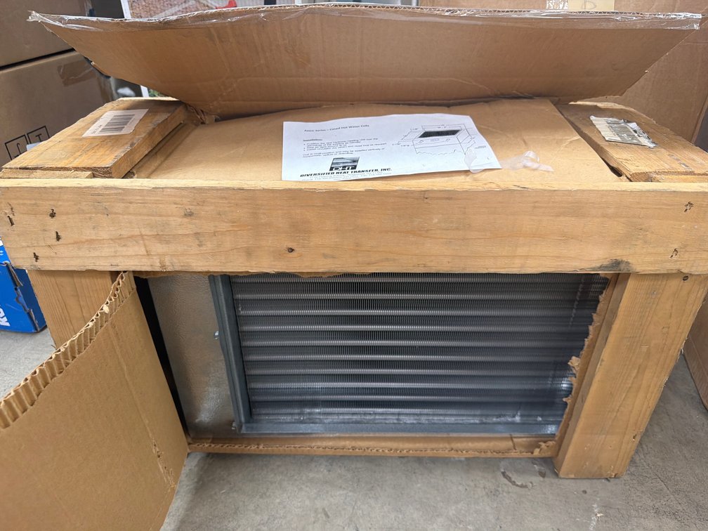 New Cased Hit Water Coils