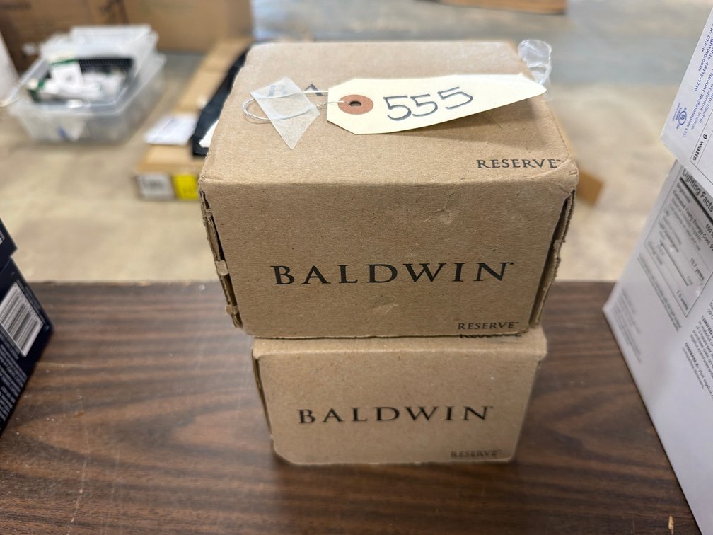 (2) Baldwin Double Cylinder Deadbolts