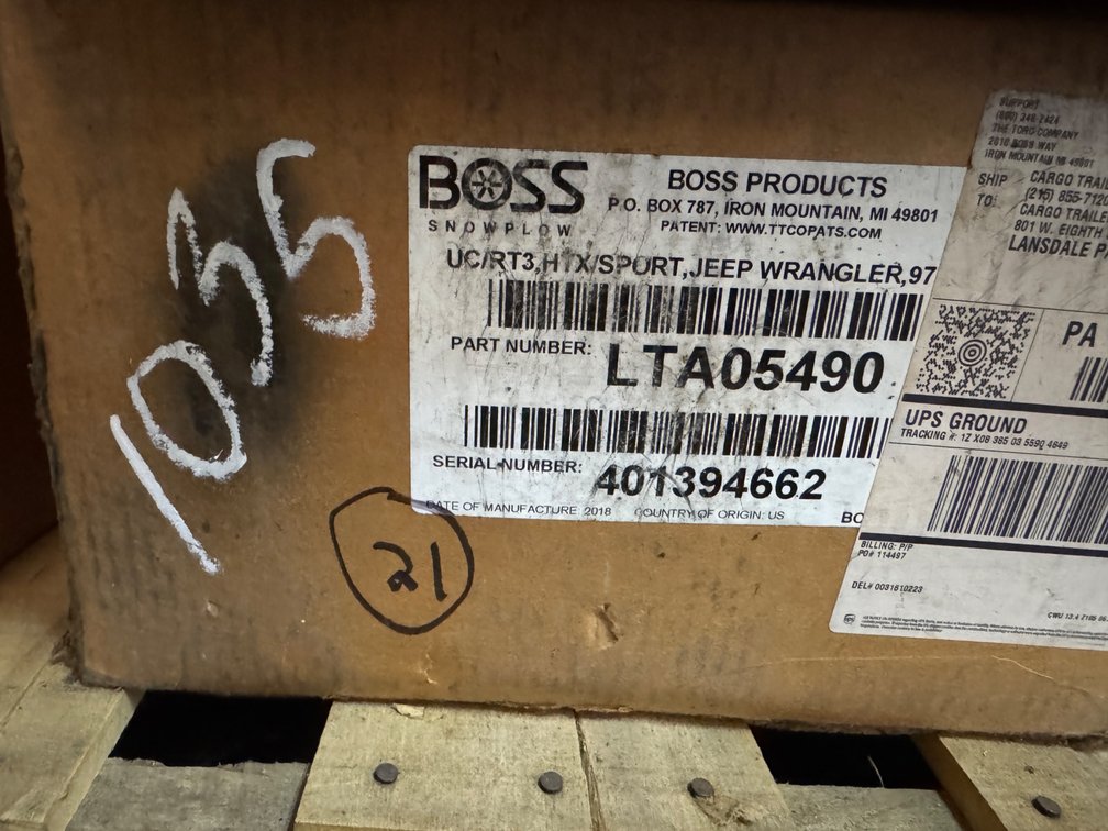 Boss 1997-2002 Jeep Wrangler HTX Undercarriage