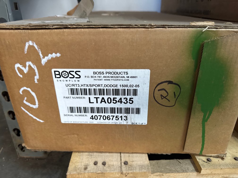 Boss Plow HTX Mount / Undercarriage Ram