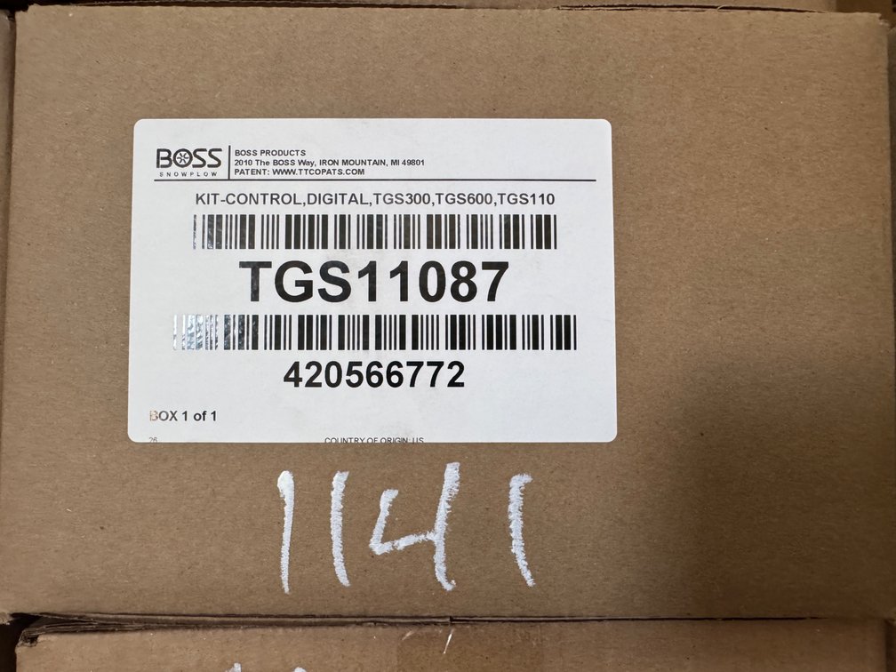 Boss TGS Digital Control Kit