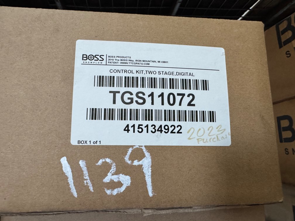 Boss TGS800 Two-Stage Digital Control Kit