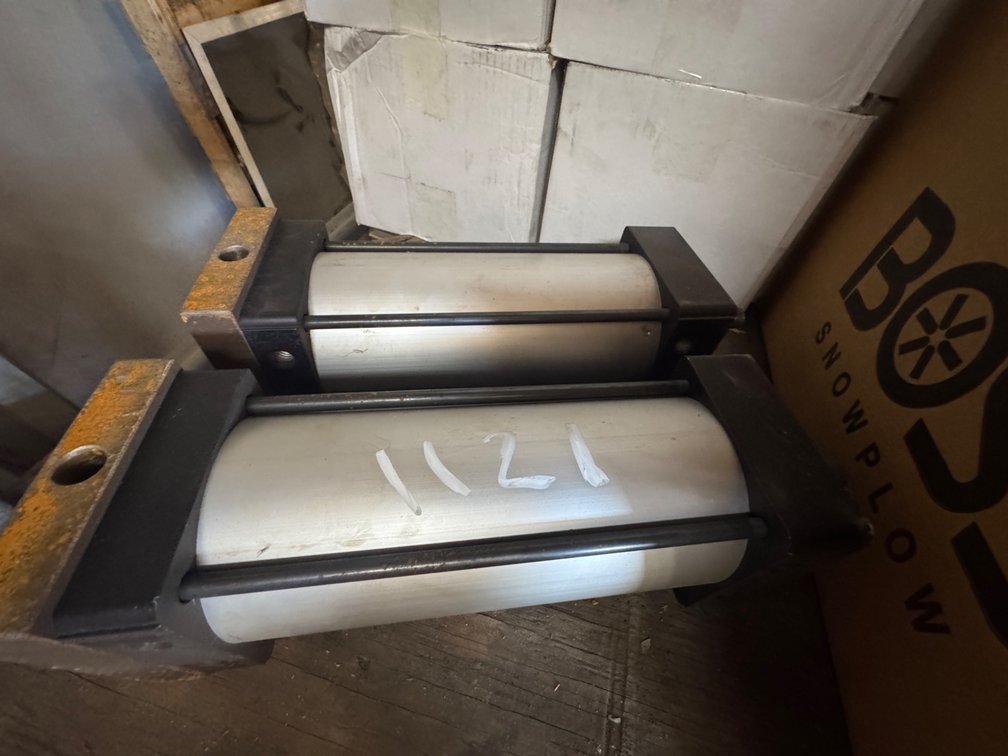 (2) Heavy-Duty Pneumatic Cylinders