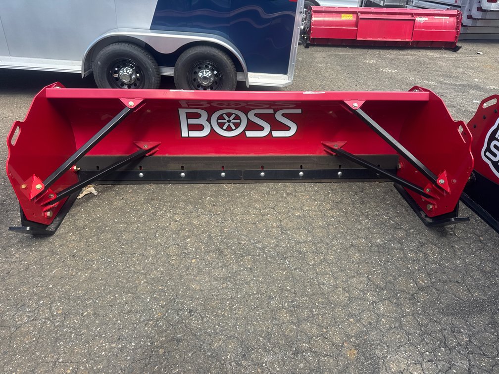 Boss 8’ Skid Steer Rubber Edge Box Plow