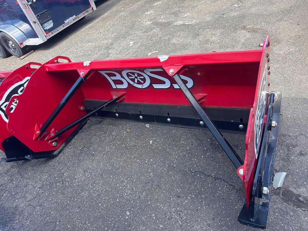 Boss 6’ Skid Steer Rubber Edge Box Plow