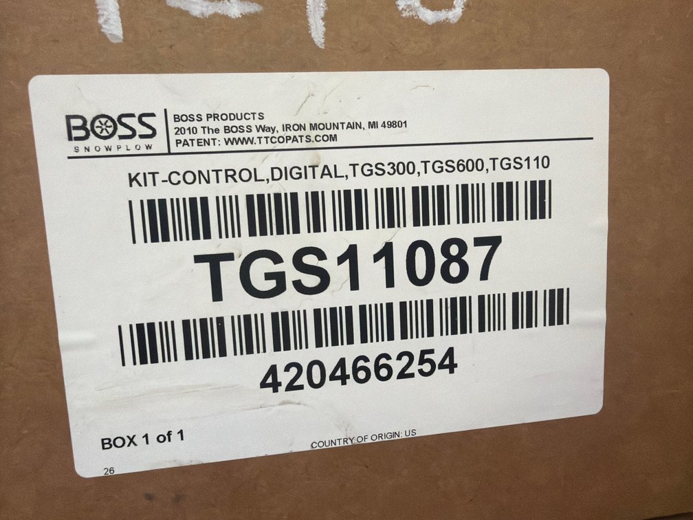 Boss TGS Digital Control Kit