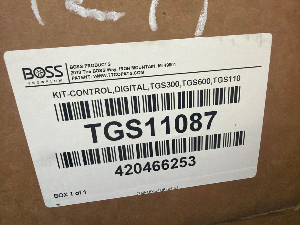 Boss TGS Digital Control Kit