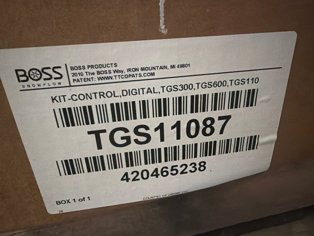 Boss TGS Digital Control Kit