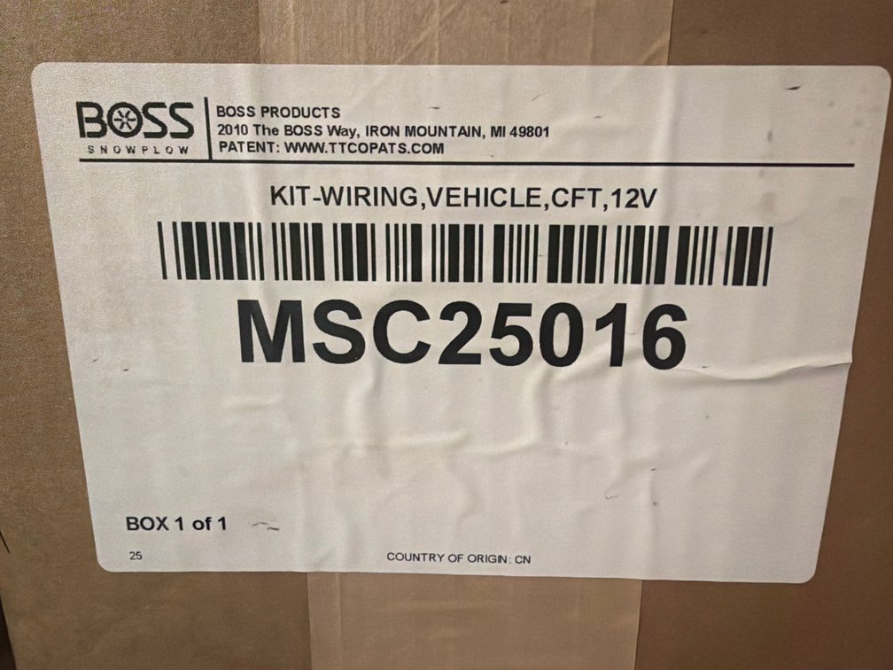 Boss 12V CFT Vehicle Wiring Kit