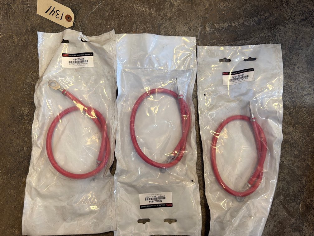 (3) Boss 24” Battery Cables