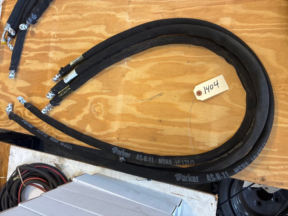 (3) Boss Hydraulic Snowrator Hoses