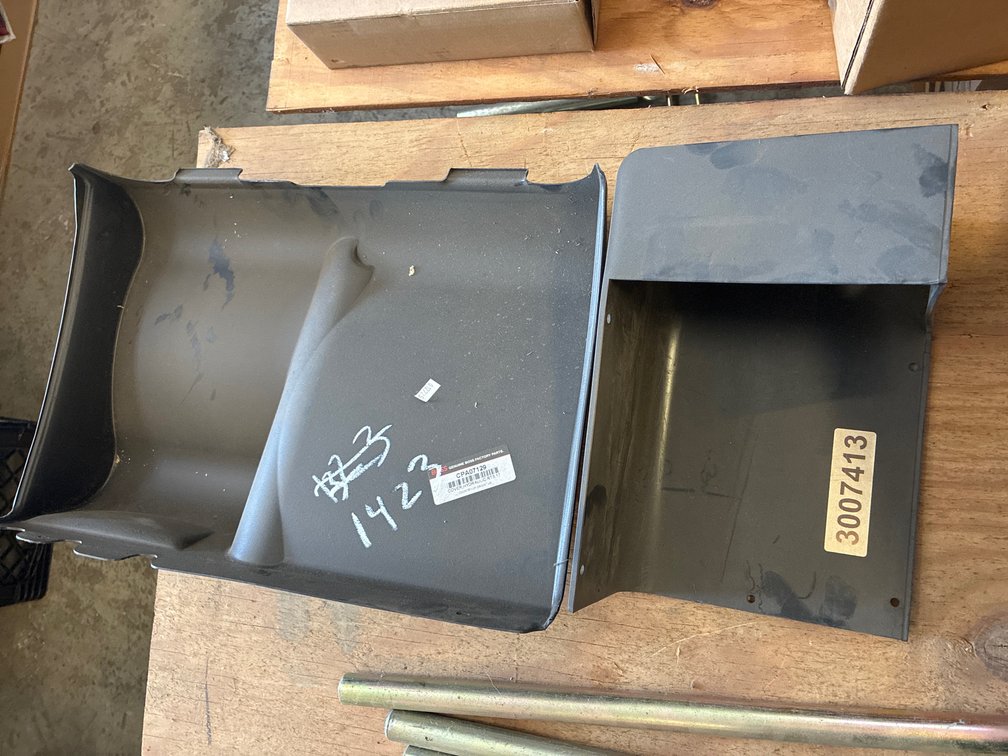 (2) Assorted Snowplow/Spreader Components