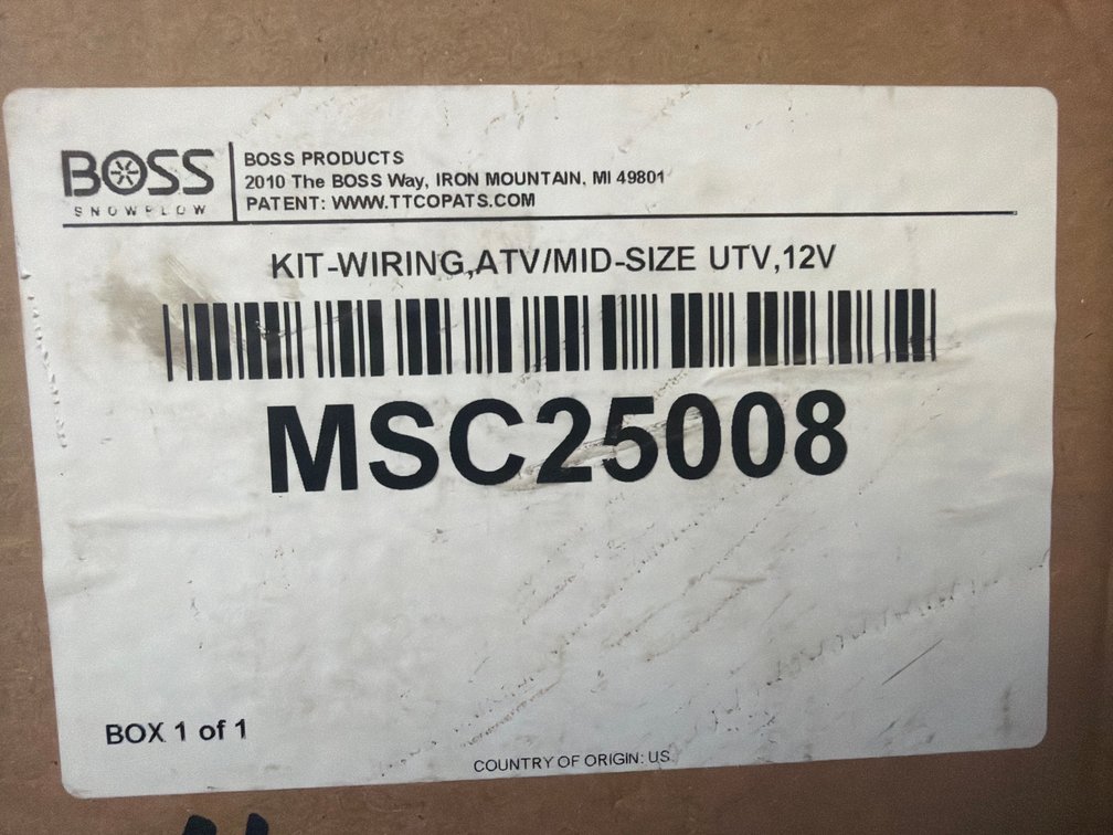 Boss RT3 SmartHitch2 Vehicle Wiring Kit