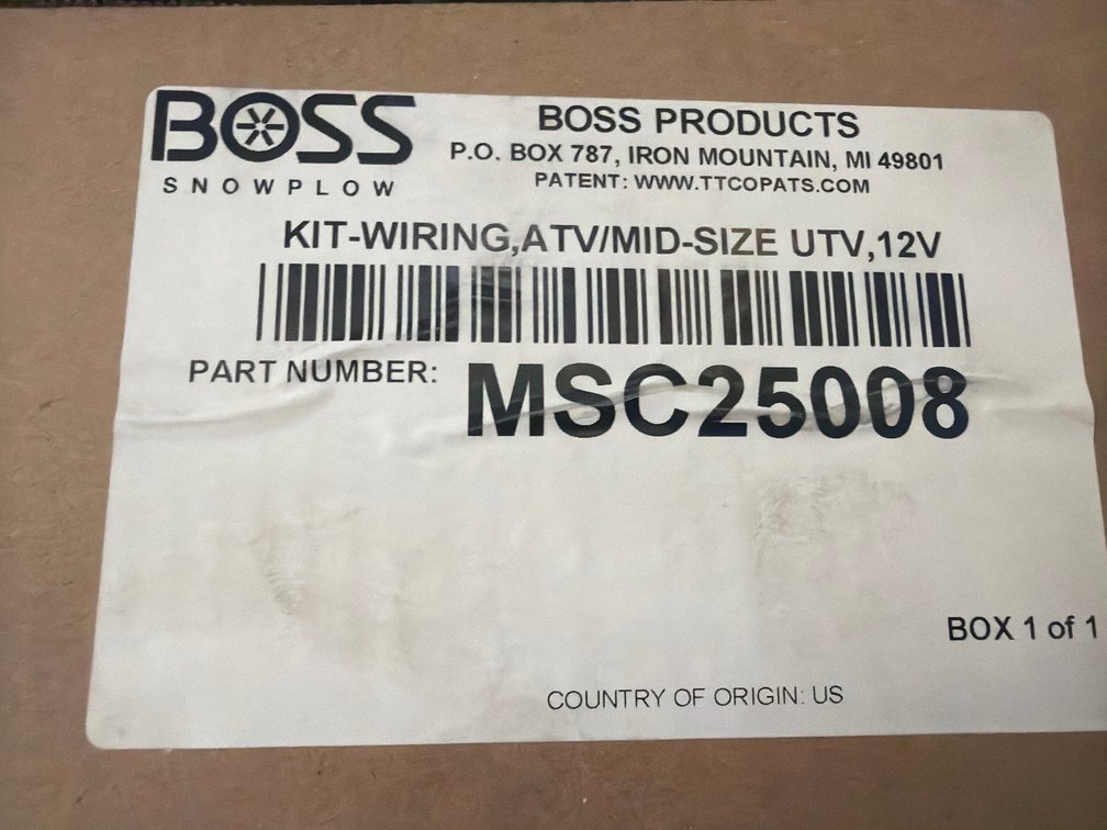 Boss RT3 SmartHitch2 Vehicle Wiring Kit