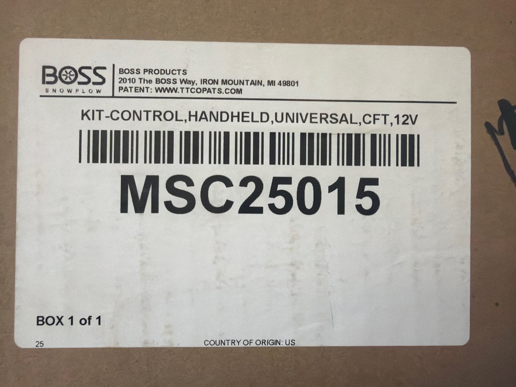 Boss CFT Universal Handheld Control Kit