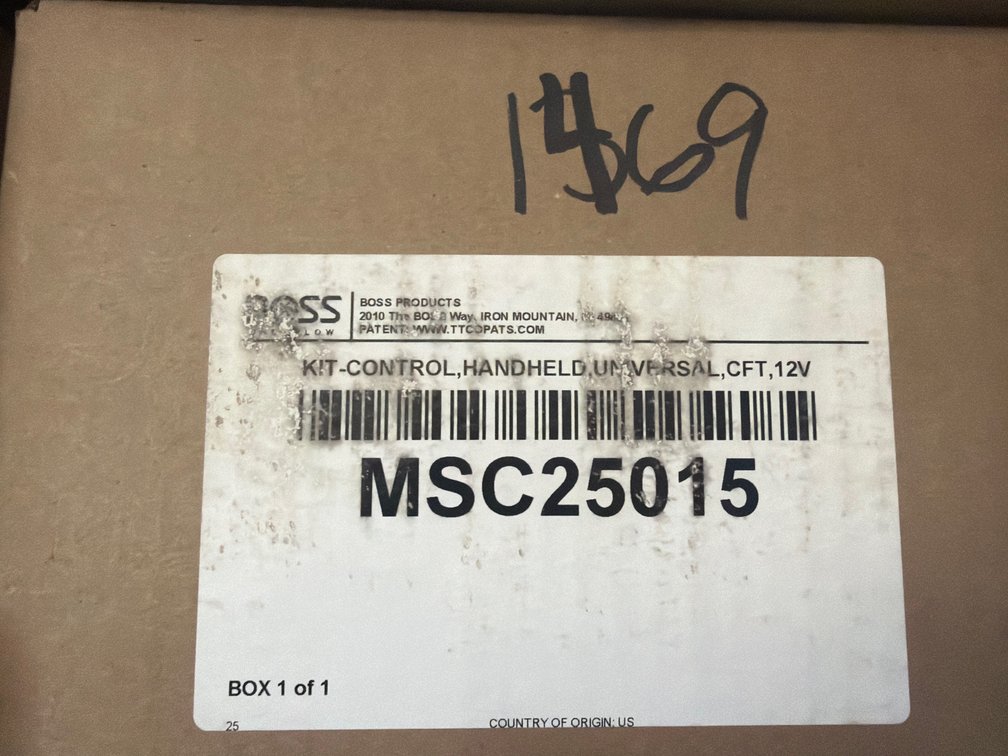 Boss CFT Universal Handheld Control Kit