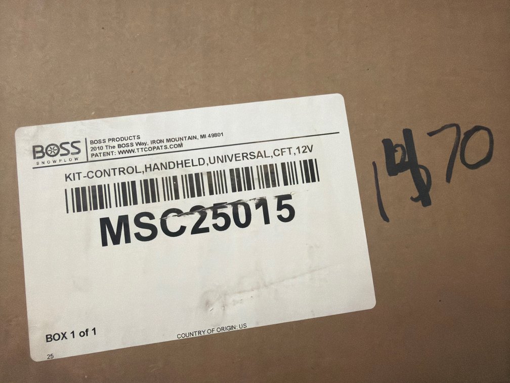 Boss CFT Universal Handheld Control Kit