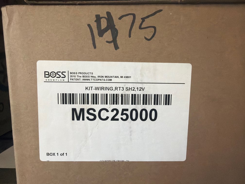 Boss RT3 SmartHitch2 Vehicle Wiring