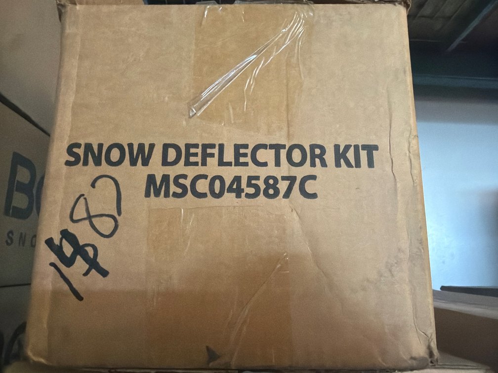 Boss Snow Deflector Kit