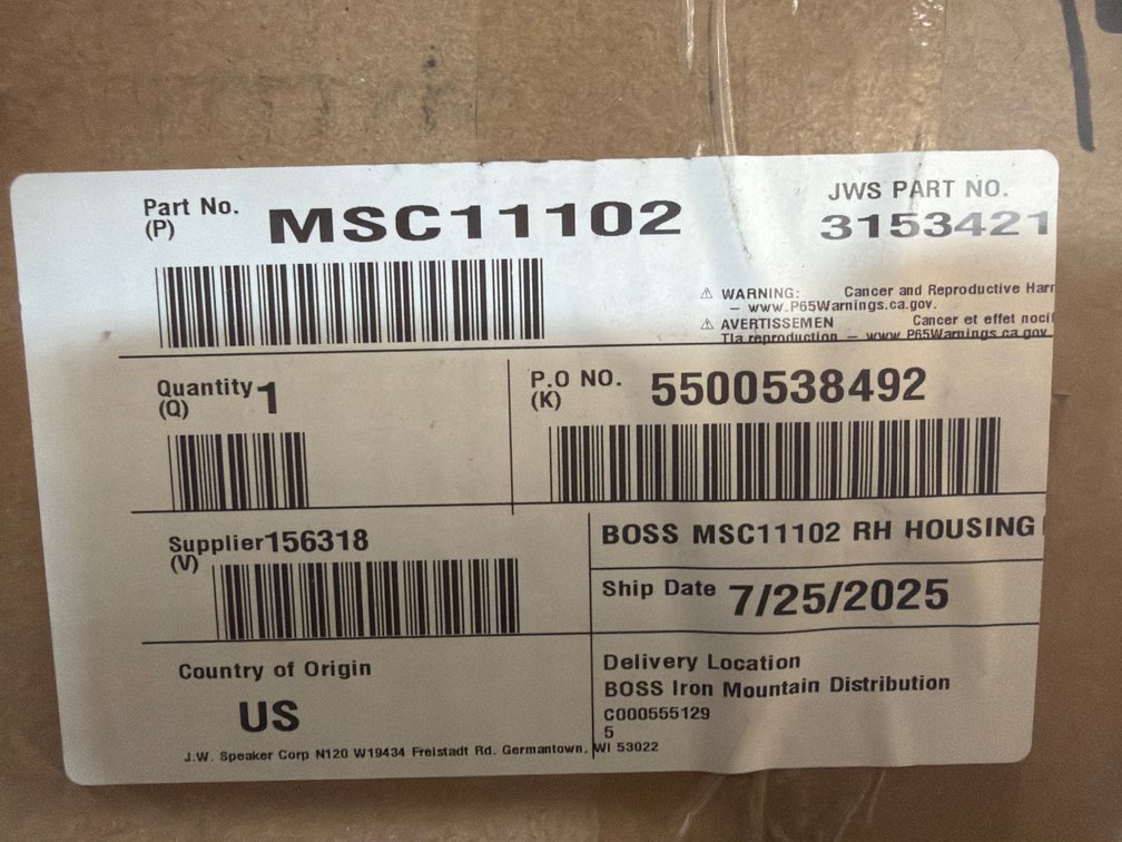 Boss Component MSC11102