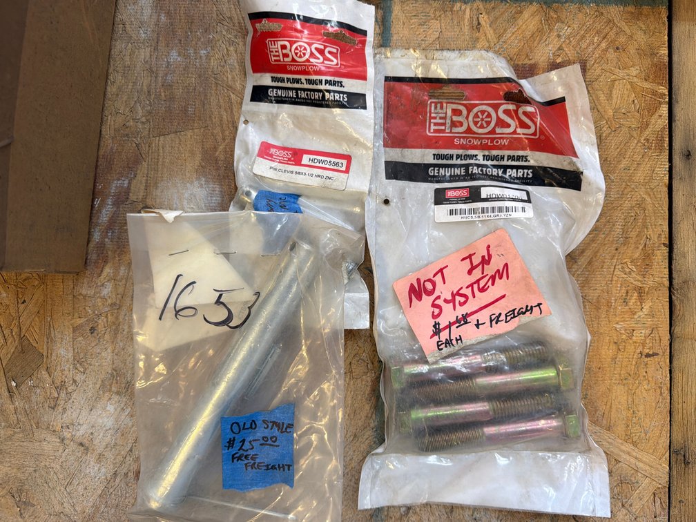 (3) Assorted Clevis Pins & Bolts