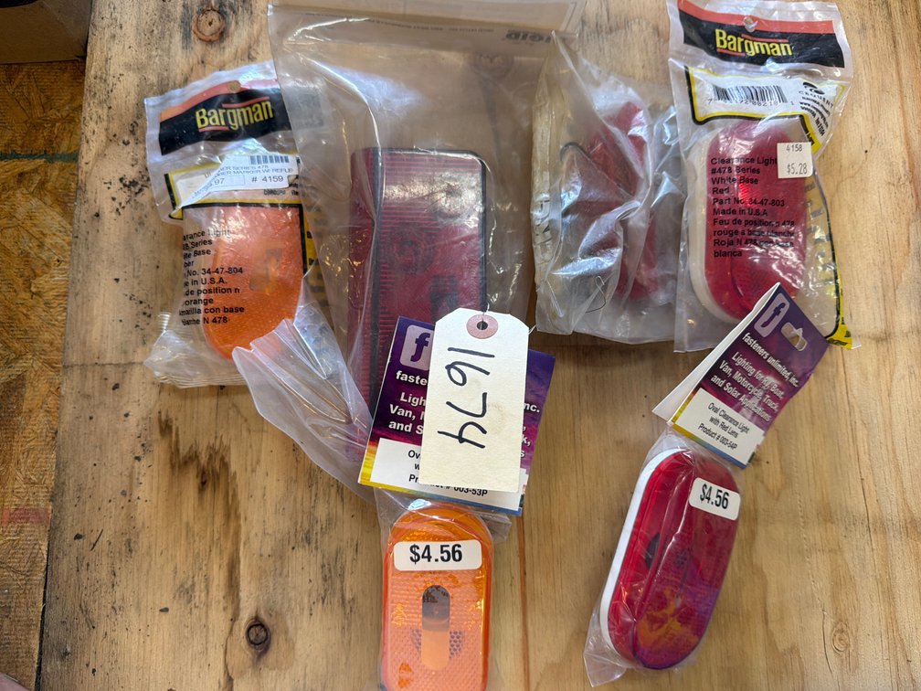 Assorted Red & Amber Marker Lights