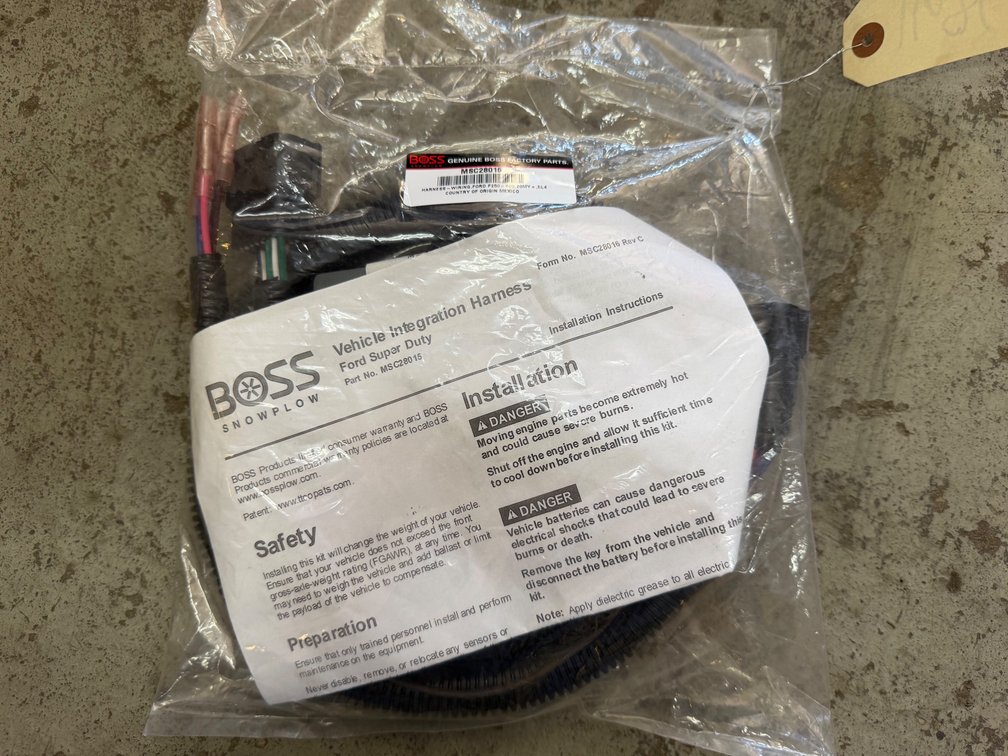 Boss Ford F250–F600 Wiring Harness