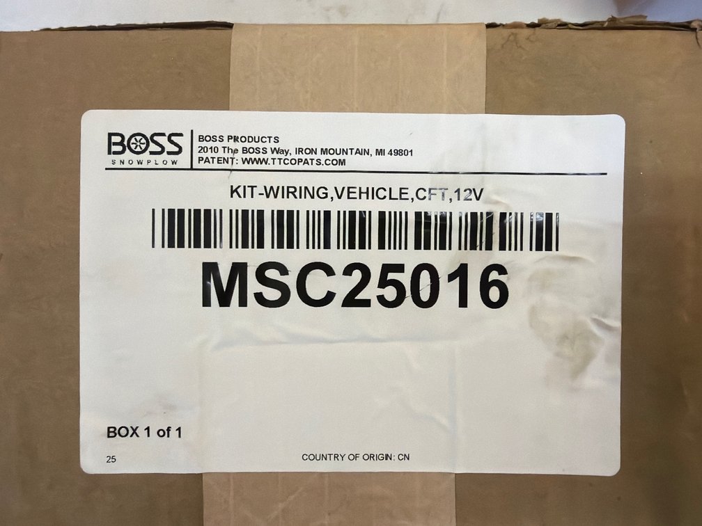 Boss 12V CFT Vehicle Wiring Kit