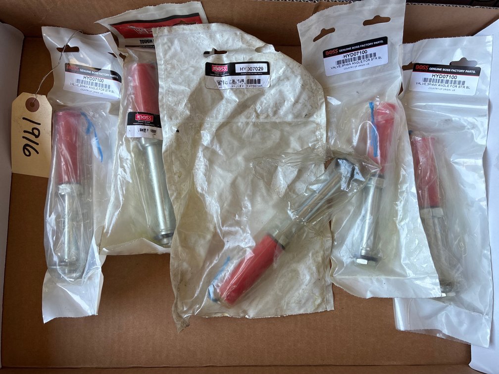 Box Lot Assorted Boss Hydraulic & Electrical Parts