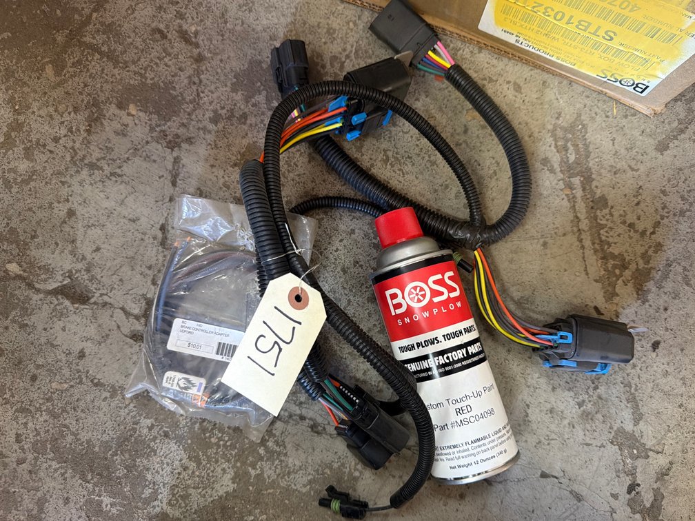 Assorted Wiring Harnesses & Boss Touch-Up Paint