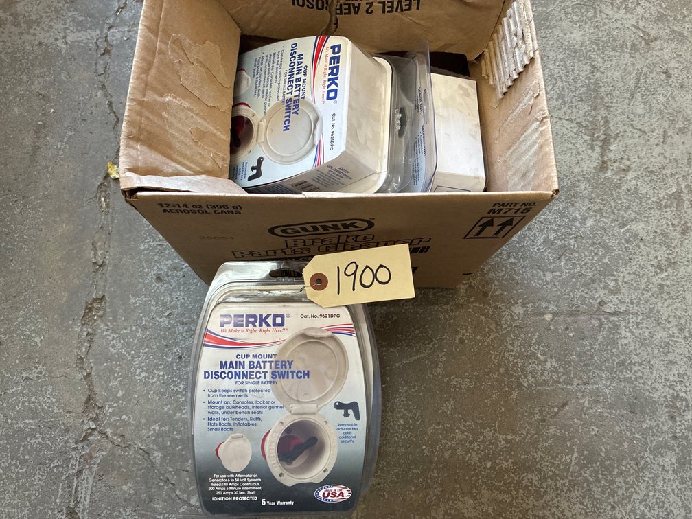 (3) Perko Main Battery Disconnect Switches
