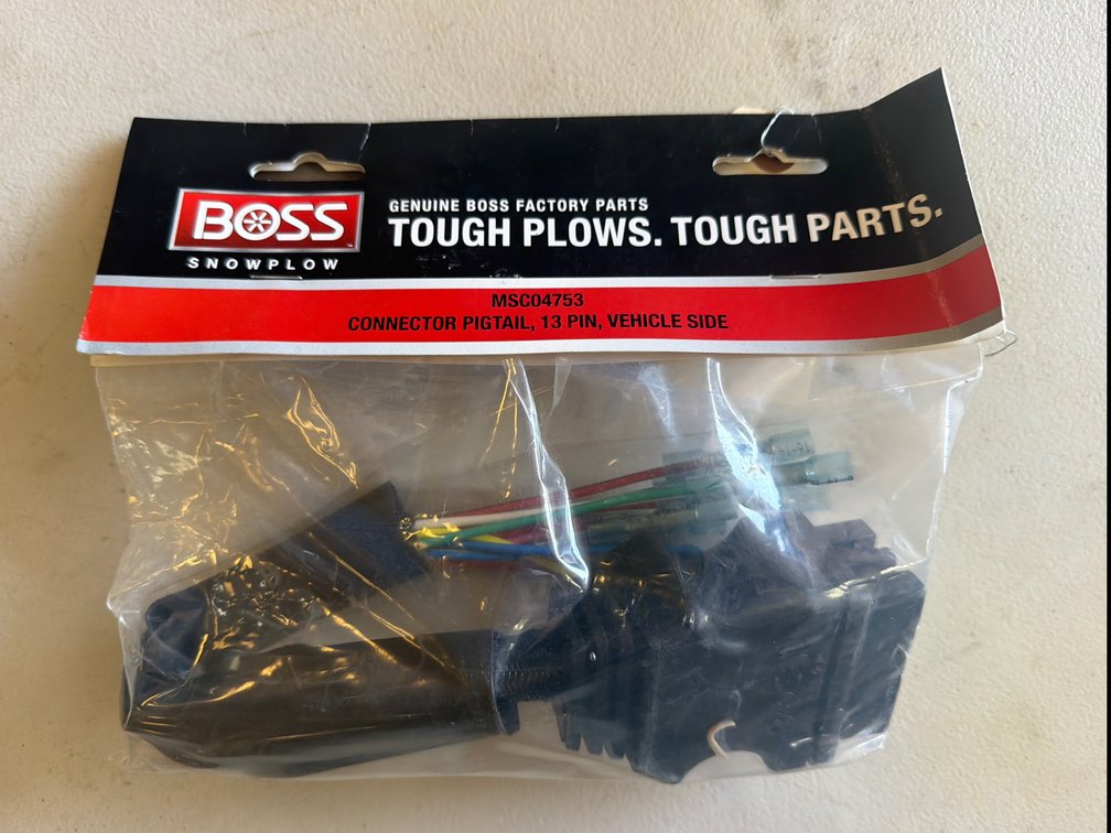 Boss 13-Pin Vehicle-Side Pigtail Connector