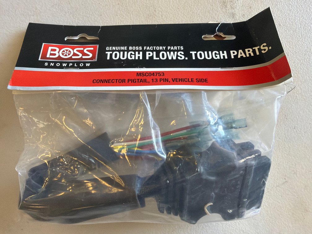 Boss 13-Pin Vehicle-Side Pigtail Connector