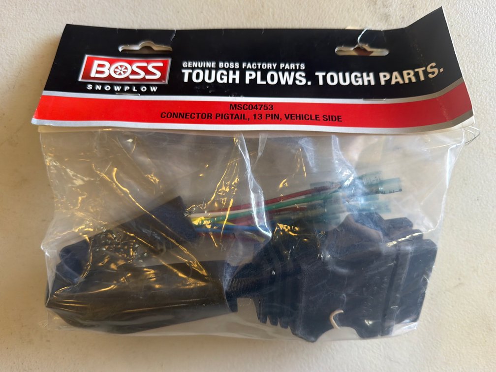 Boss 13-Pin Vehicle-Side Pigtail Connector