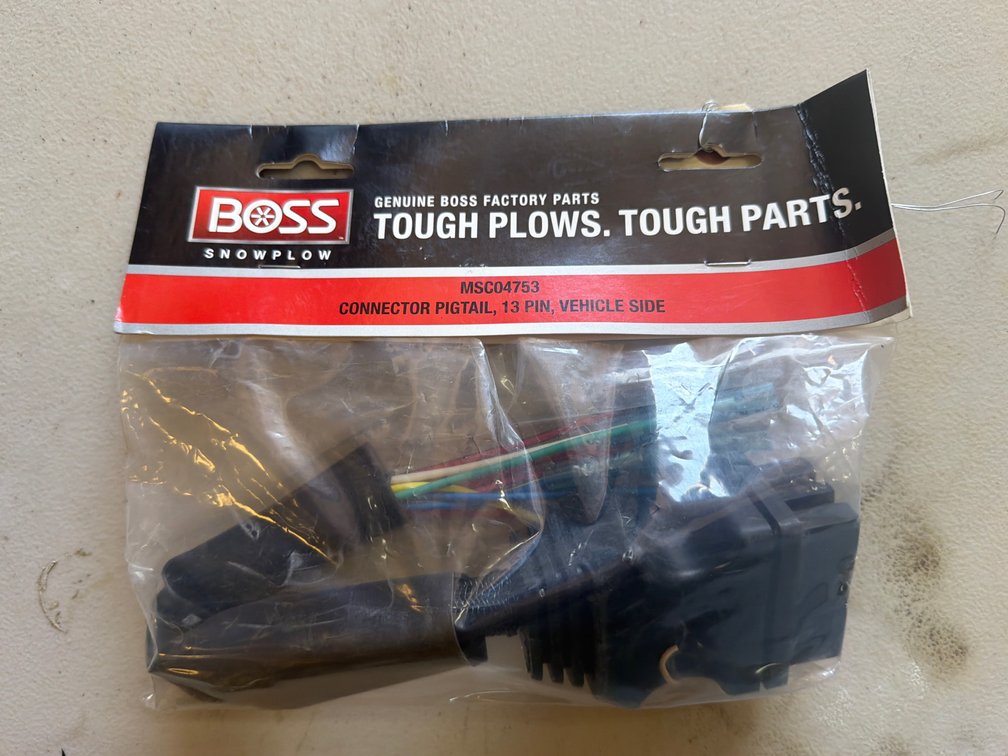 Boss 13-Pin Vehicle-Side Pigtail Connector