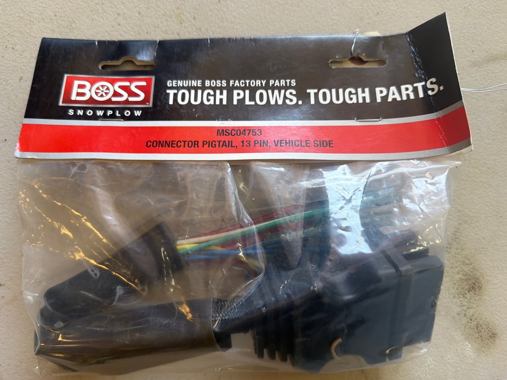 Boss 13-Pin Vehicle-Side Pigtail Connector