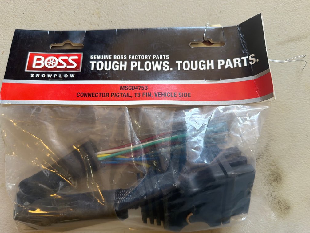 Boss 13-Pin Vehicle-Side Pigtail Connector