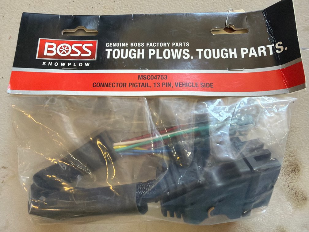 Boss 13-Pin Vehicle-Side Pigtail Connector