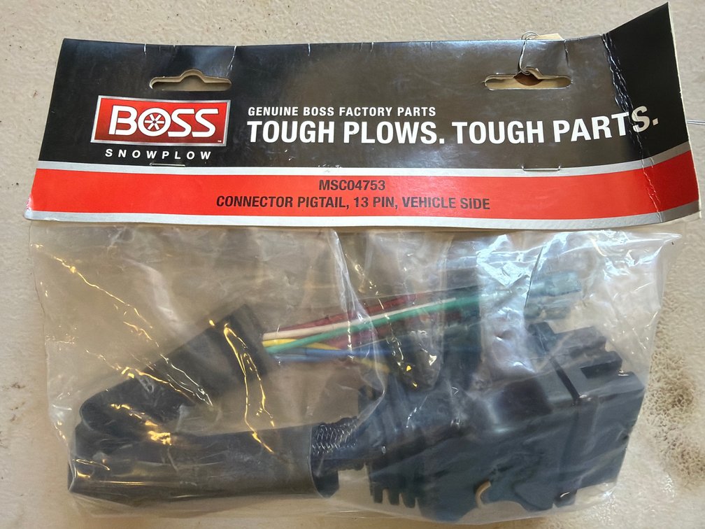 Boss 13-Pin Vehicle-Side Pigtail Connector