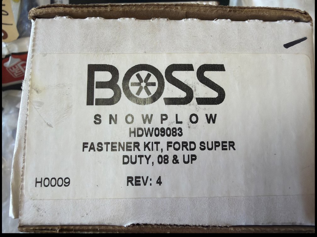 Boss Fastener/Hardware Kit