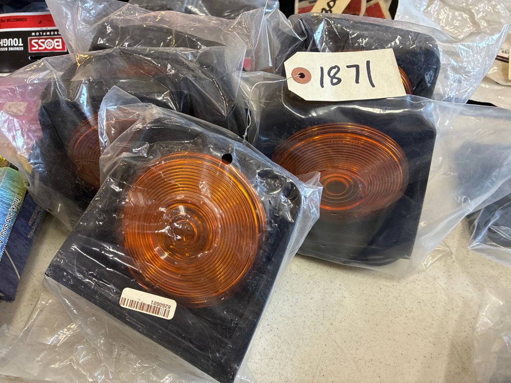 (5) Double-Sided Amber Trailer Marker/Reflector Lights