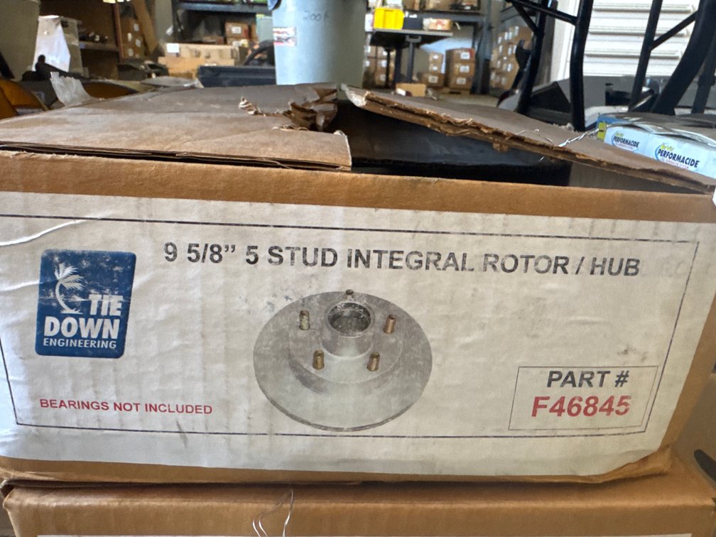 Tie Down 9-5/8” Integral Rotor/Hub