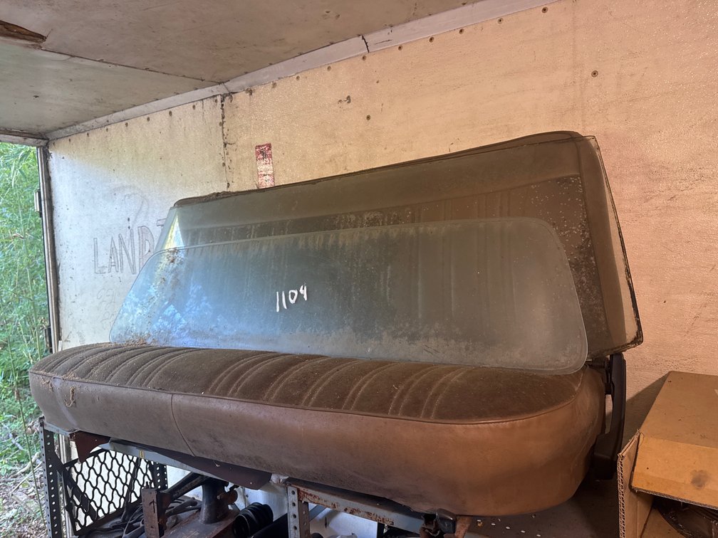 1970s Ford Pickup Windshield, Rear Windshield, Seat