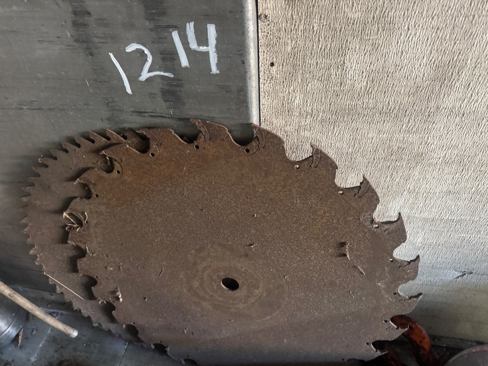 (2) Large Saw Blades