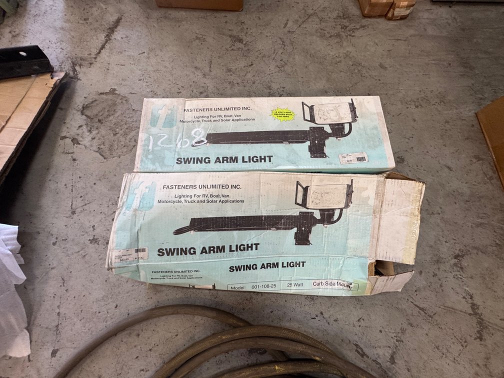 (2) Fasteners Unlimited Swing Arm Lights