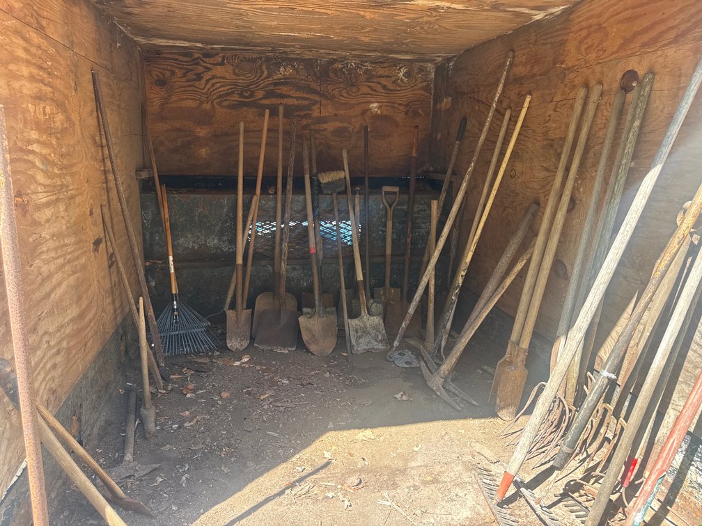 Shovels, Rakes, Hoes, Pitchforks